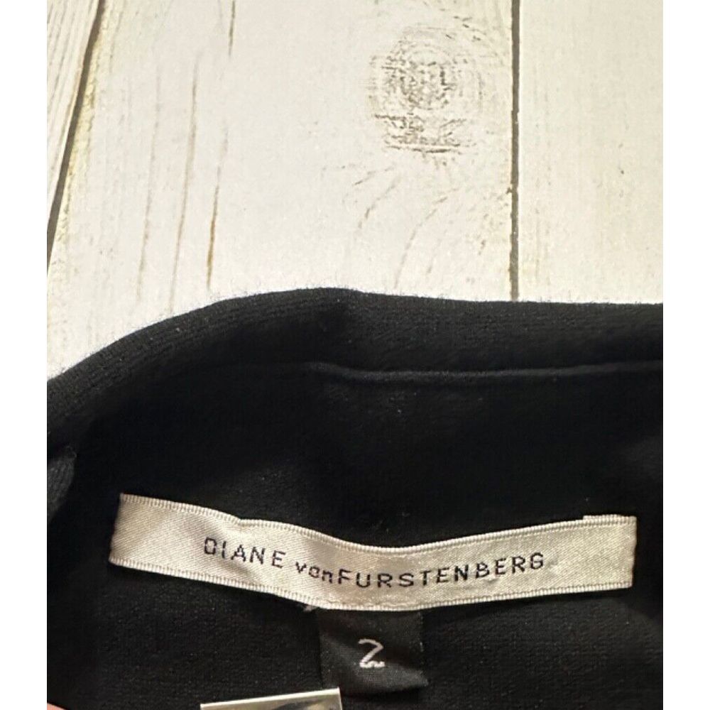 VTG Diane Von Furstenberg DVF Sleeveless Mini Black dress 2 Little Black Dress - Picture 7 of 9